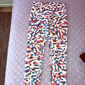 Multi-colored Lululemon Leggings Full Length Size8